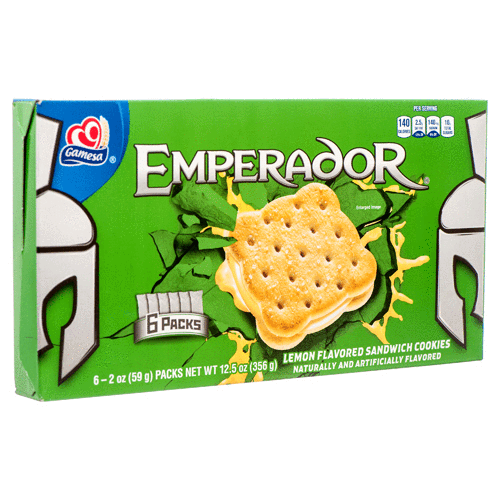 GAMESA PIRUETAS/EMPERADOR LIMON 12/12.5oz