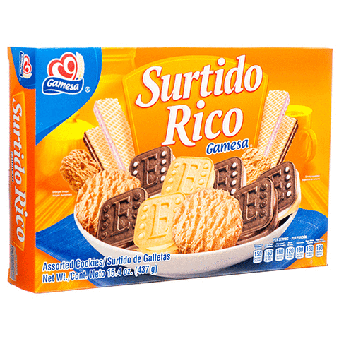 GAMESA DELUXE SURTIDO RICO 12/15.4oz