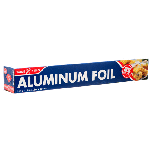 TABLE KING ALUMINUM FOIL 24/25sq