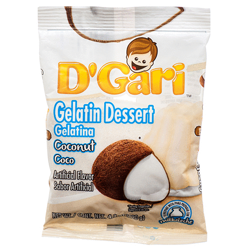 D'GARI MILK GELATIN COCONUT 24/4.2oz