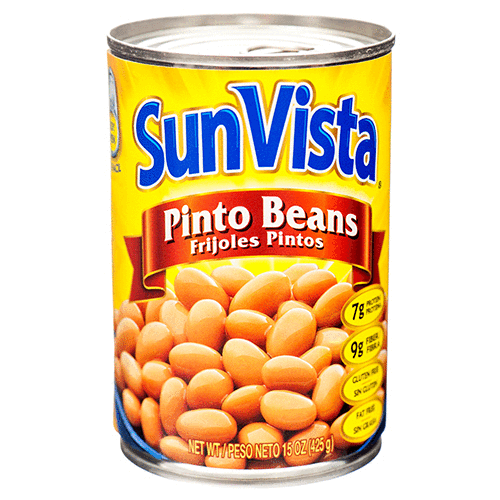 SUN VISTA PINTO BEANS 12/15oz