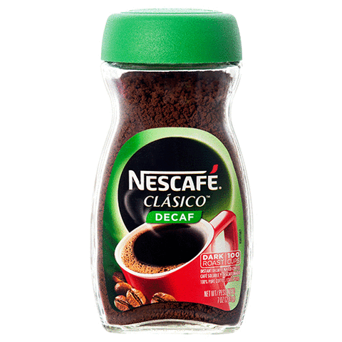 NESTLE NESCAFE CLASICO DECAF INSTANT COFFEE 6/7oz