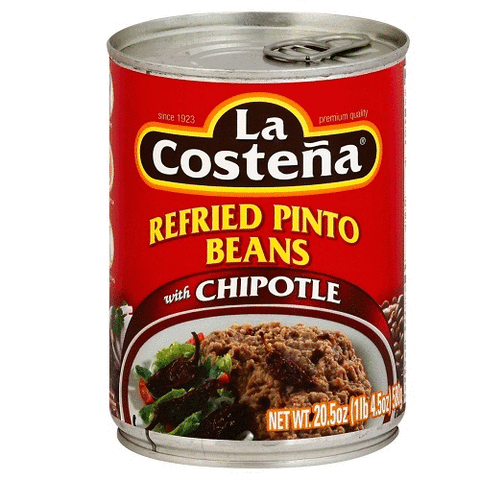 LA COSTENA REFRIED PINTO BEANS W/CHIPOTLE 12/20.5oz