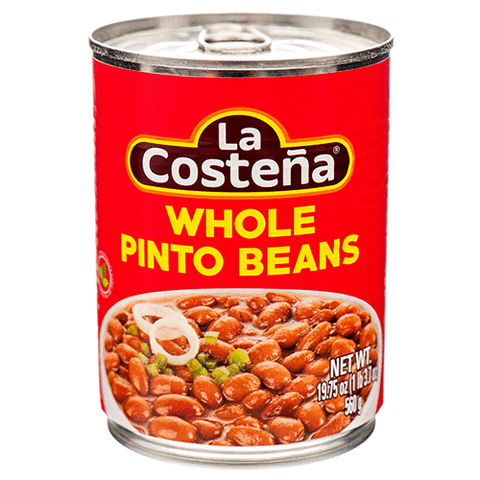 LA COSTENA WHOLE PINTO BEANS 12/19.75oz