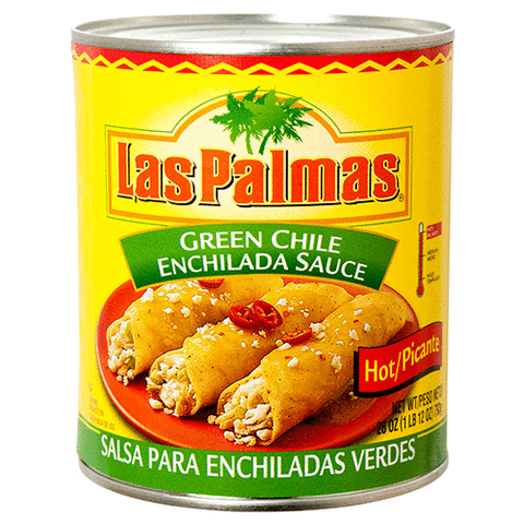 LAS PALMAS GREEN ENCHILADA SAUCE HOT 12/28oz