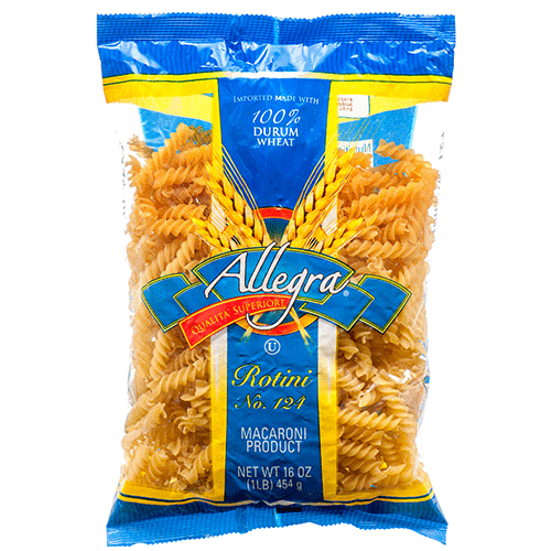 ALLEGRA ROTINI PASTA 20/16oz