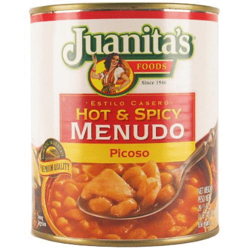 JUANITA'S MENUDO HOT PALLET DISPLAY 12/25oz