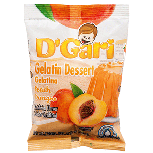 D'GARI WATER GELATIN PEACH 24/4.2oz