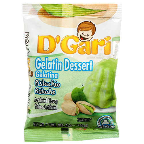 D'GARI MILK GELATIN PISTACHIO 24/4.2oz