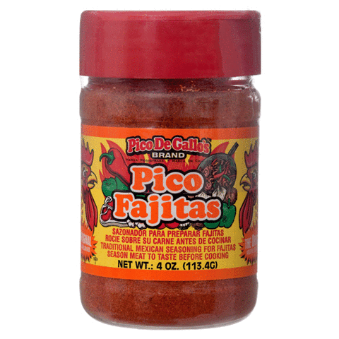 P.D.G. PICO FAJITAS SEASONING JAR 12/4oz