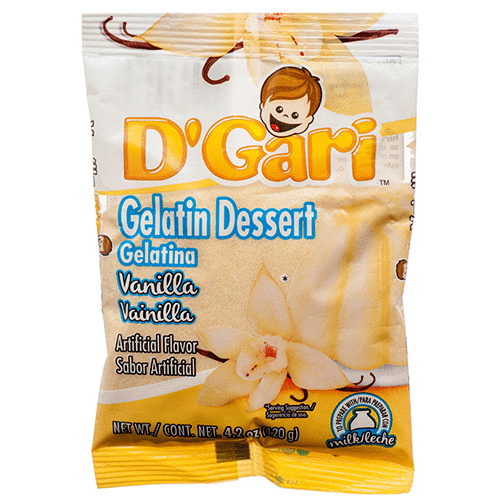 D'GARI MILK GELATIN VANILLA 24/4.2oz