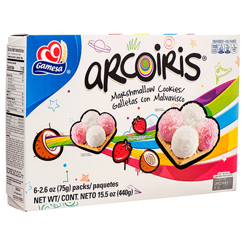 GAMESA ARCOIRIS 12/15.5oz