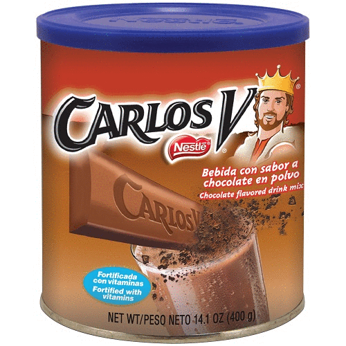 NESTLE CARLOS V CHOCOLATE POWDER 12/14oz