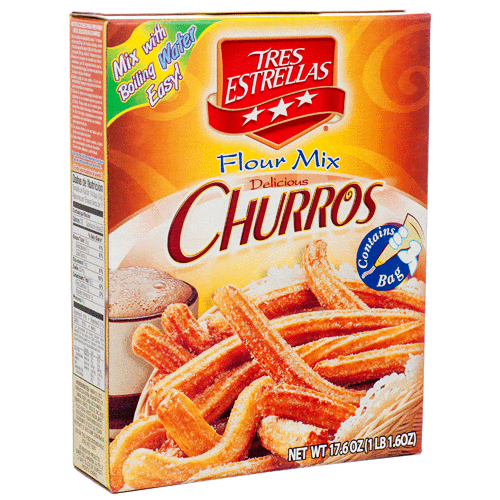 TRES ESTRELLAS CHURROS FLOUR MIX 12/17.6oz